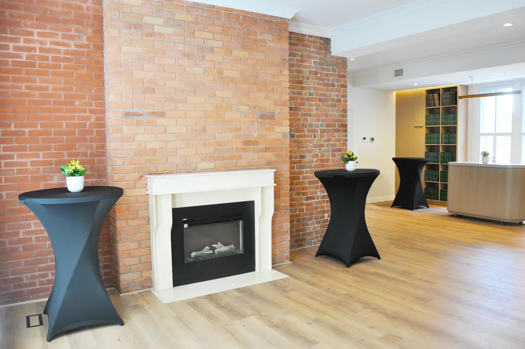 Photo of fire place in Walter House