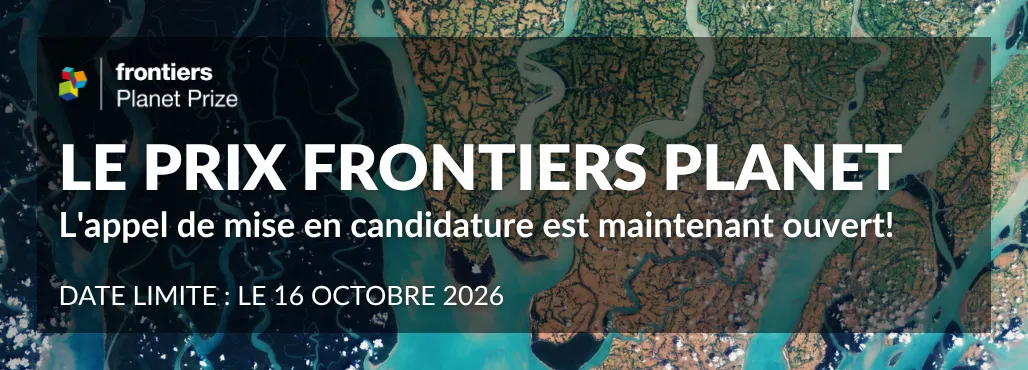 Le prix Frontiers Planet
