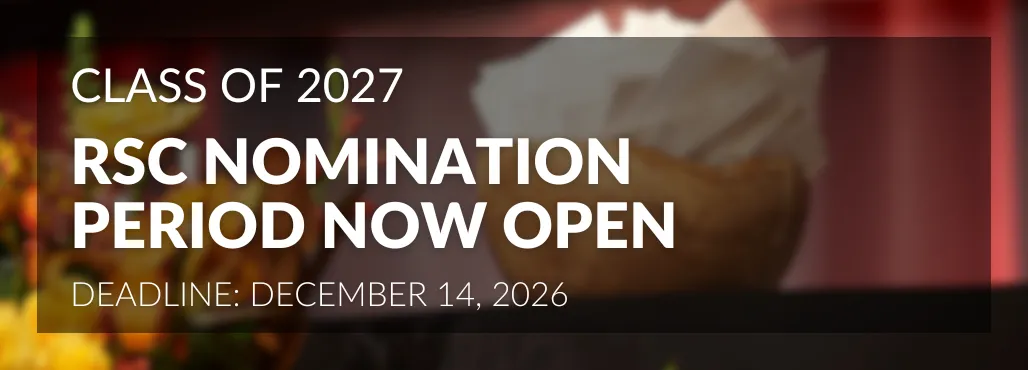 RSC Nomination Period Now Open