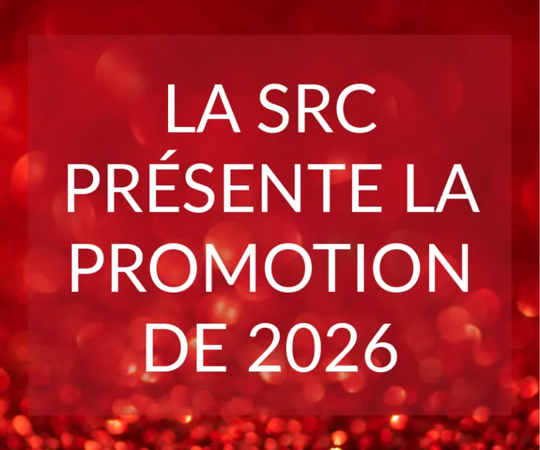 cohorte de 2026 des nouveaux membres de la SRC et du Collège